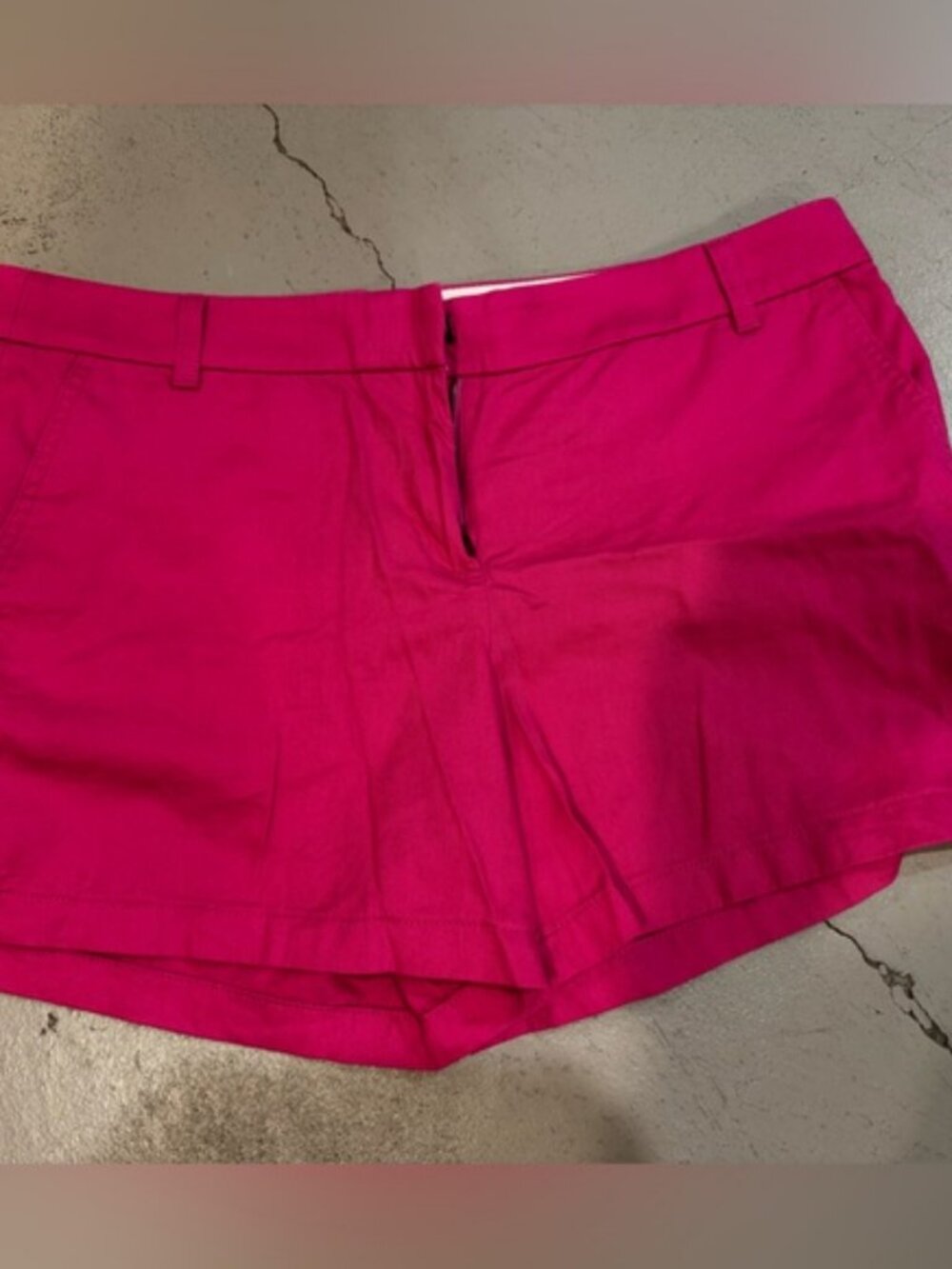 J. Crew Vibrant Pink Women's Chino Shorts